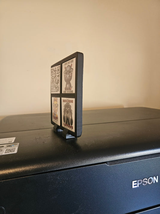 Magnetic 4 x 50x50mm Photo Frame STL File