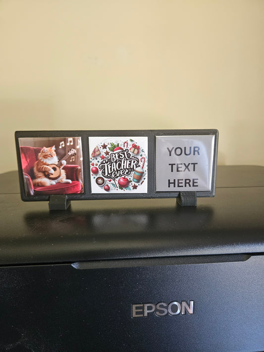 Magnetic 3 x 50x50mm Photo Frame STL File