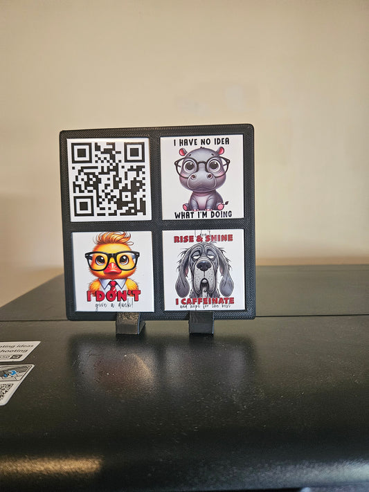 Magnetic 4 x  50x50mm Photo Frame STL File