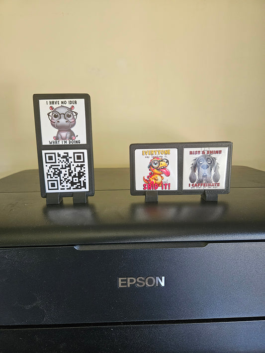 Magnetic 2 x 50x50mm Photo Frame STL File